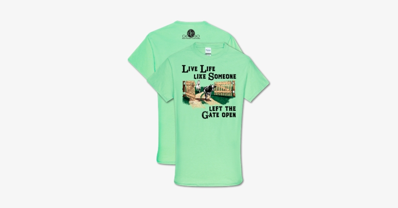 Southern Couture Left The Gate Open - T-shirt, transparent png download