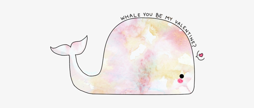 Whale, Cute, And Valentine Image - Cute Things Weheartit, transparent png download
