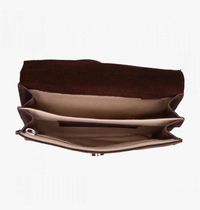 Cross Body Waxed Suede With Polished Leather Dark - Coin Purse, transparent png download