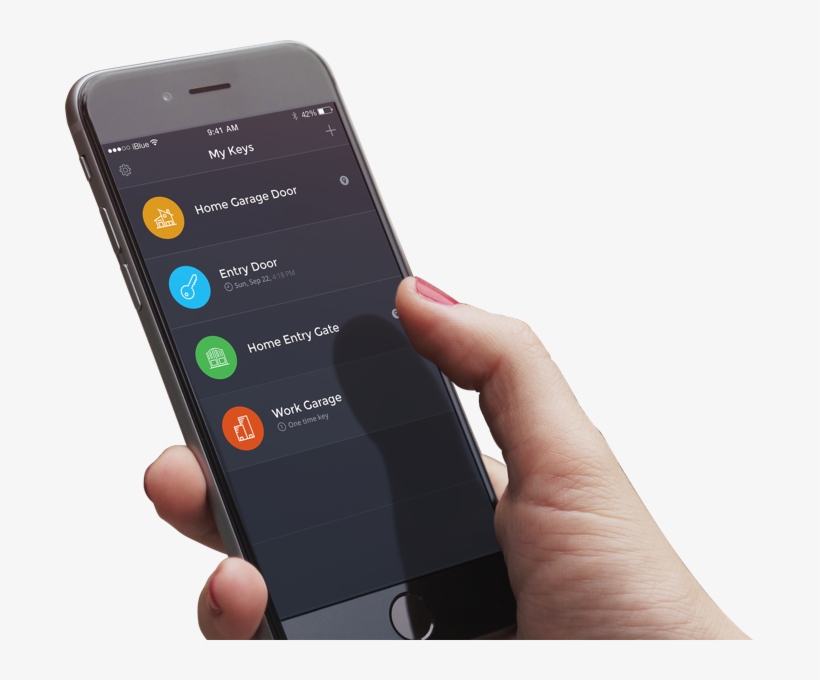 Open Your Garage With Your Phone - Phone Gate, transparent png download