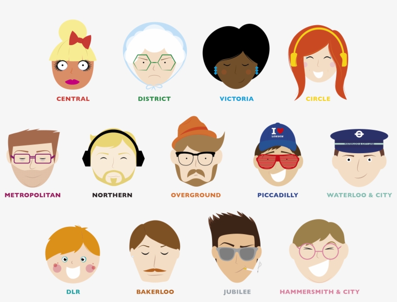 London Underground Tube Character, transparent png download