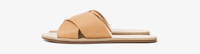 Natural Cross Sandal - Sandal, transparent png download