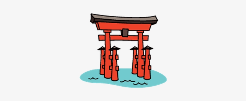 Shrine Clipart - Itsukushima Shrine Clipart, transparent png download