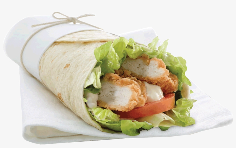 Crispy Chicken & Aioli Mcwrap® - Mcdonald's Products Transparent Backgrounds, transparent png download
