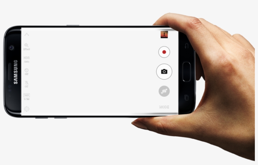 Samsung Galaxy S7 Hand Png Clipart Samsung Galaxy S7 - Cell Phone Camera Png, transparent png download