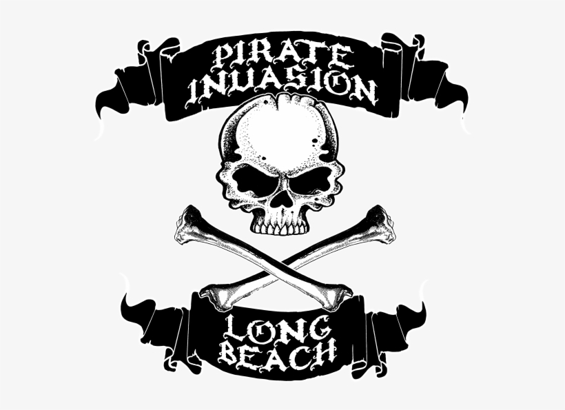 Pirate Invasion Long Beach Logo - Long Beach, transparent png download
