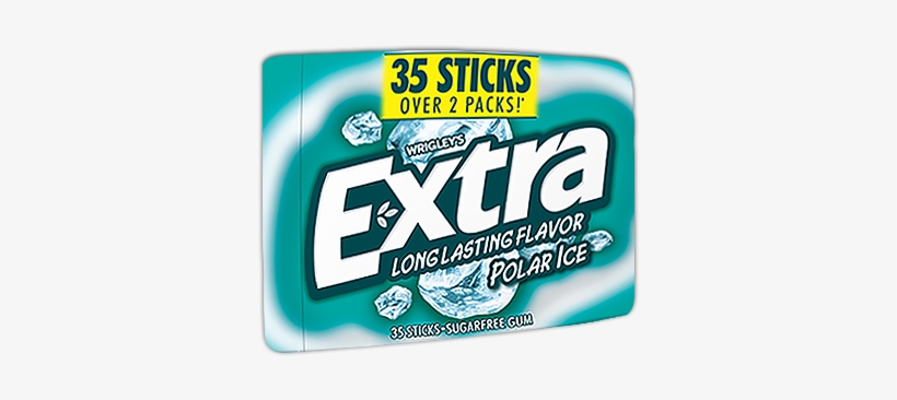 Polar Ice® - Extra Polar Ice Gum, transparent png download