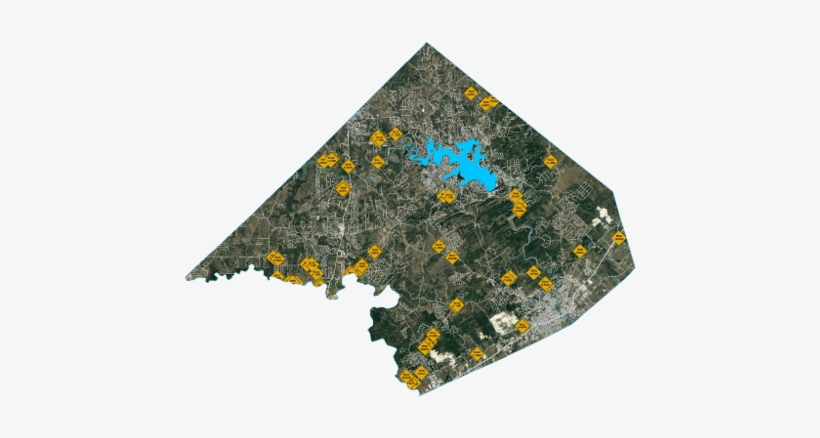 Low Water Crossing Map - School, transparent png download