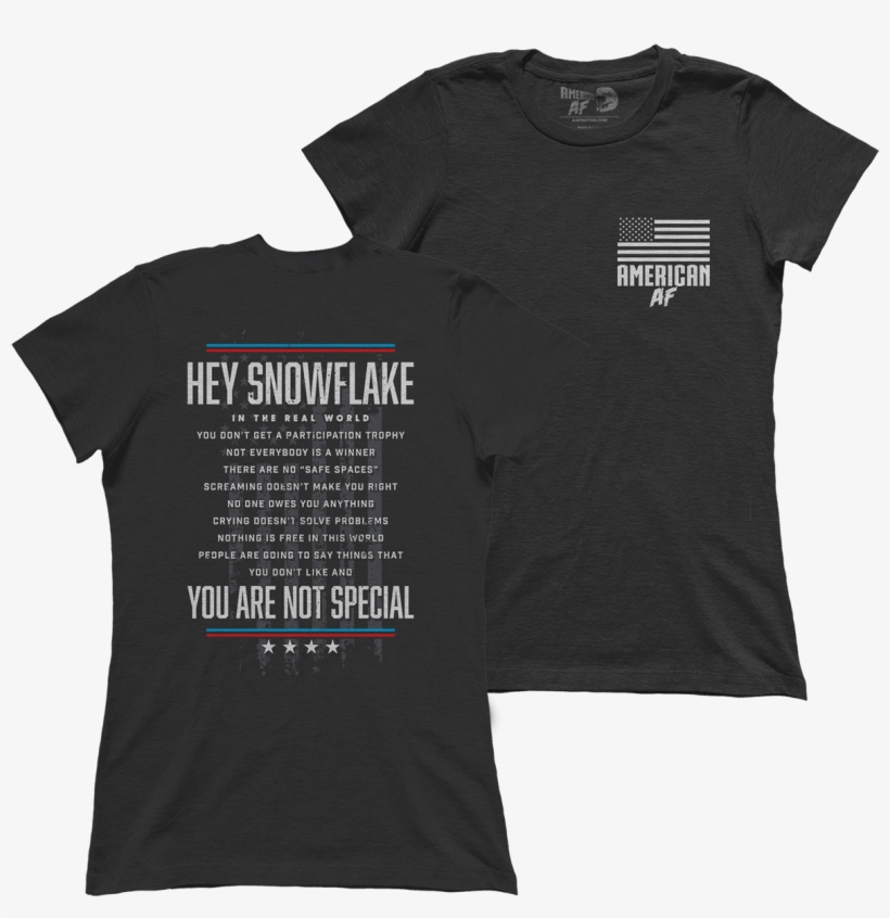 Girls Tees Black 9fe889c5 F52d 4afb 9667 F3d4b9150592 - Fuck Snowflakes Shirt, transparent png download