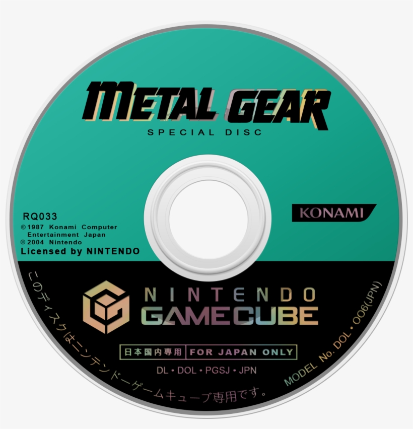 Metal Gear Solid - Metal Gear Solid Twin Snakes Disc, transparent png download