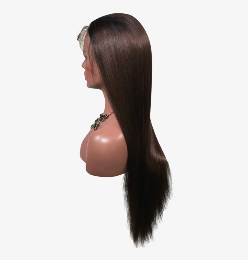 Buy Cashmere Bottega - Long Dark Brown Wig, transparent png download