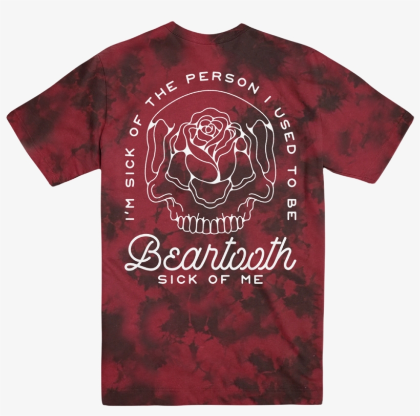 Sick Of Me Red Dye Tee - Sick Of Me Beartooth, transparent png download