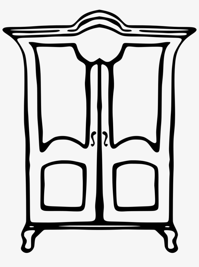 Download Png - Closet Clipart Black And White, transparent png download