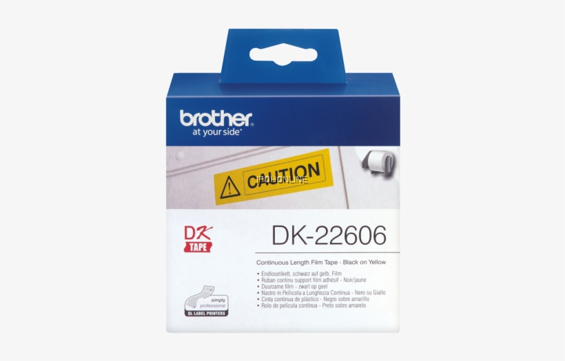 Brother Dk-22606 Genuine White Continuous Length Film - Dk 22606, transparent png download