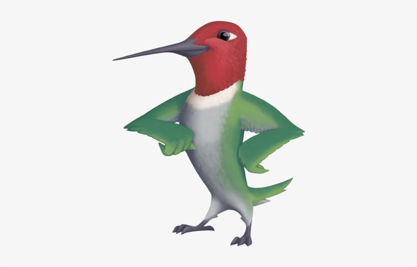Agent Ah - Ruby-throated Hummingbird, transparent png download
