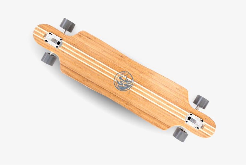 99 Read More - White Wave Longboard Cruiser, transparent png download