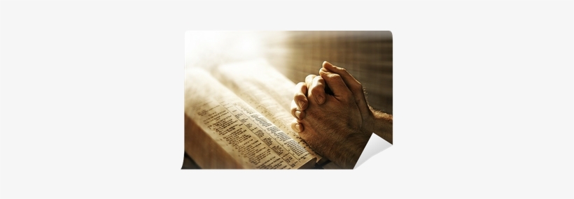 Praying Hand With Bible Png, transparent png download