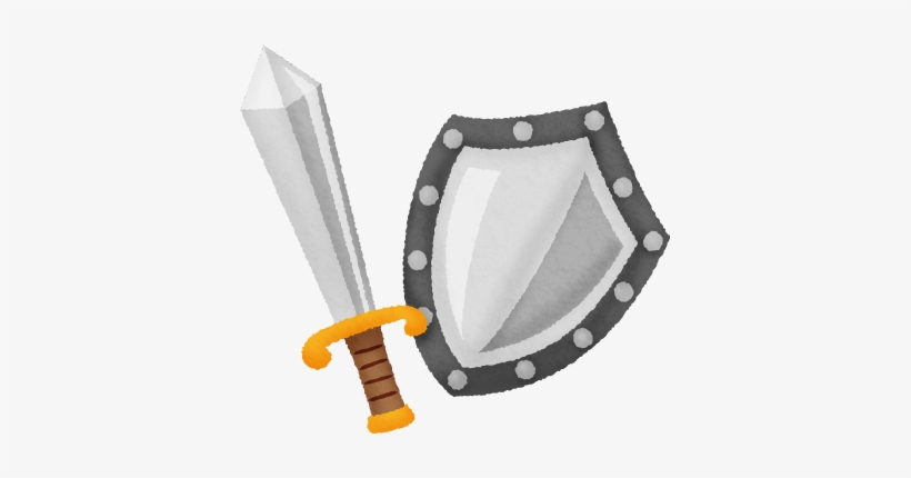 Shield Sword Png Download - 盾 イラスト フリー, transparent png download