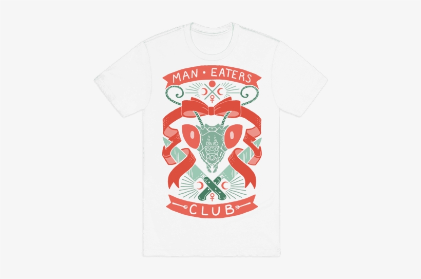 Praying Mantis Man Eater's Club Mens T Shirt - Lumberjack T Shirt, transparent png download