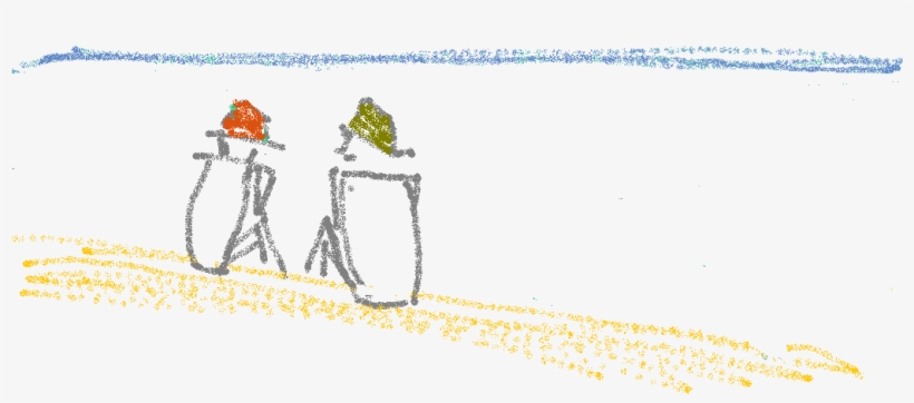 Picture Of Two People Talking - Illustration, transparent png download