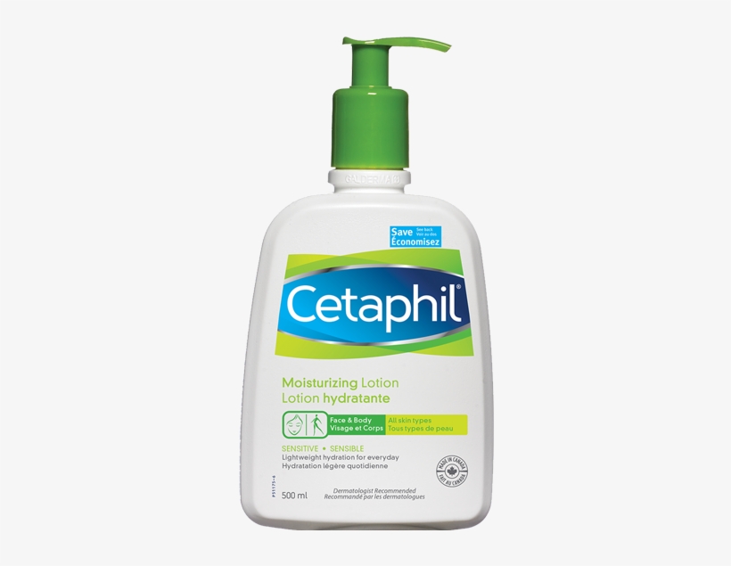 New Ml Bottle Face And Body - Cetaphil Moisturising Lotion, 500ml, transparent png download