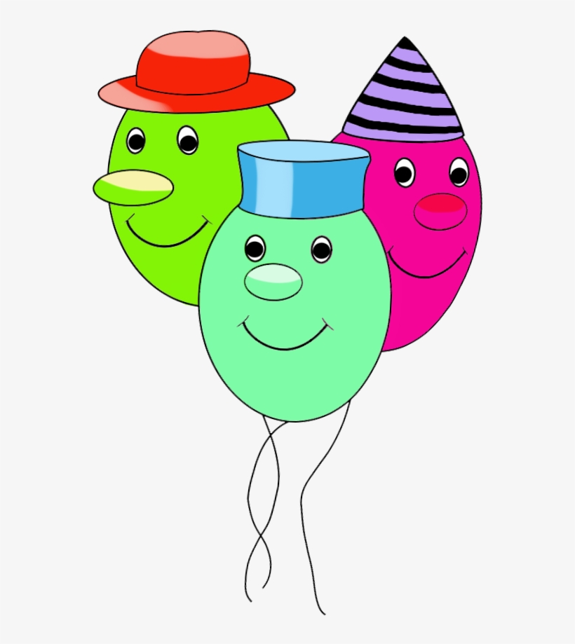 Funny Balloons With Faces For Birthday, Funny Birthday - Balloon, transparent png download
