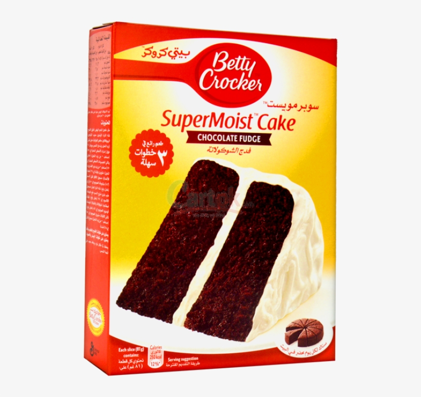 Betty Crocker Red Velvet Cake Chocolate & Vanilla Flavor - Betty Crocker Super Moist Cake Orange, 500g, transparent png download