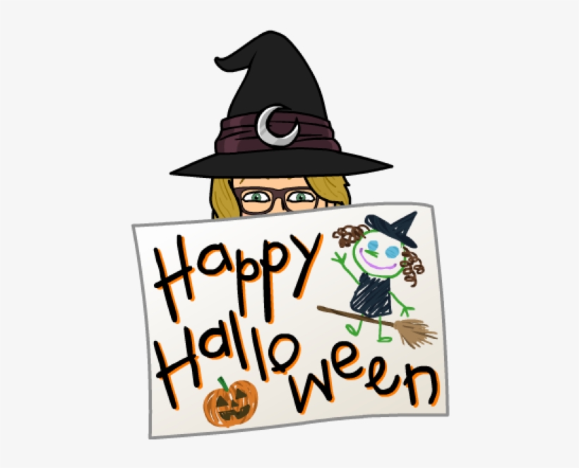 Happy Halloween - Bitmoji Witch, transparent png download