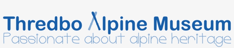 Bold, Serious, Museum Logo Design For Thredbo Alpine - Electric Blue, transparent png download
