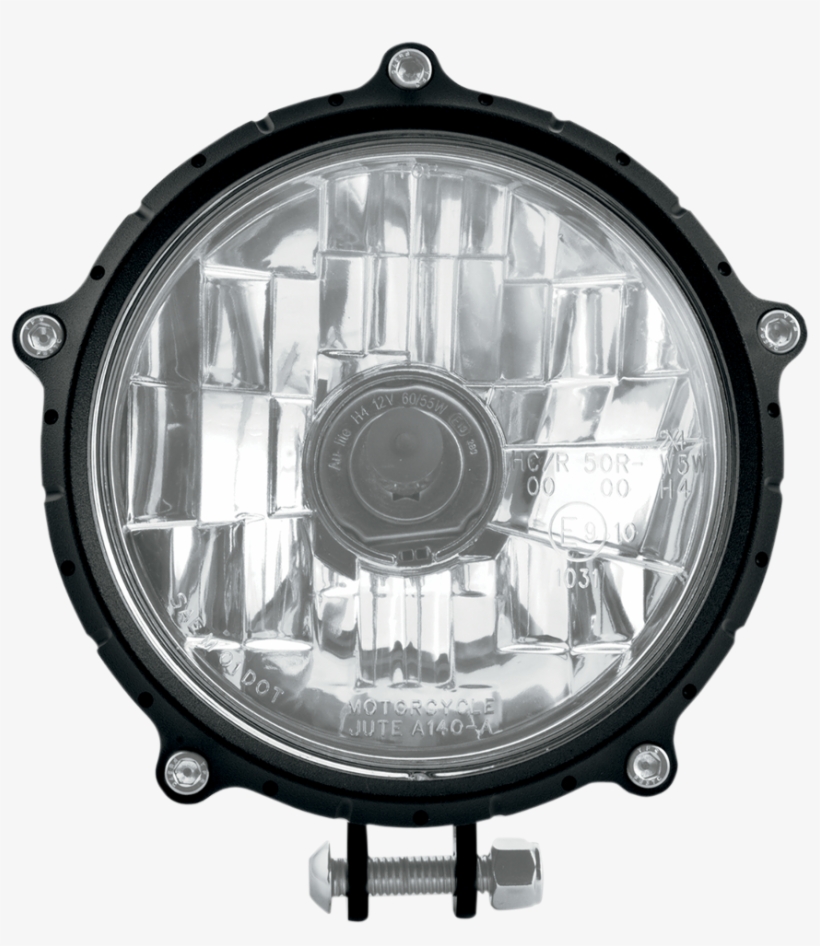 Roland Sands Black Ops 5 3/4" Universal Motorcycle - Rsd Chrono And Vintage Headlight Assemblies For Harley, transparent png download