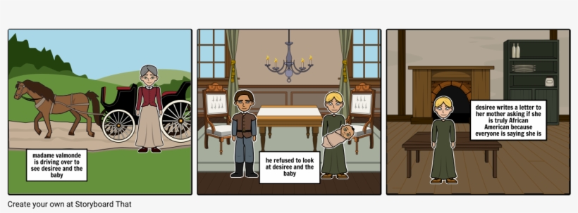 Desiree's Baby Story Board, transparent png download