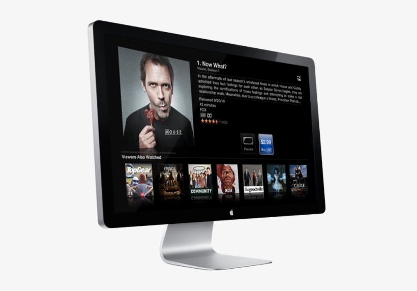 Apple Already Shopping For Television Components, Apple - Lcd Apple, transparent png download