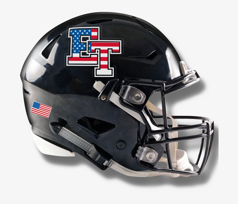 Patriotic Custom Flag Decal Offer - Motorcycle Helmet, transparent png download