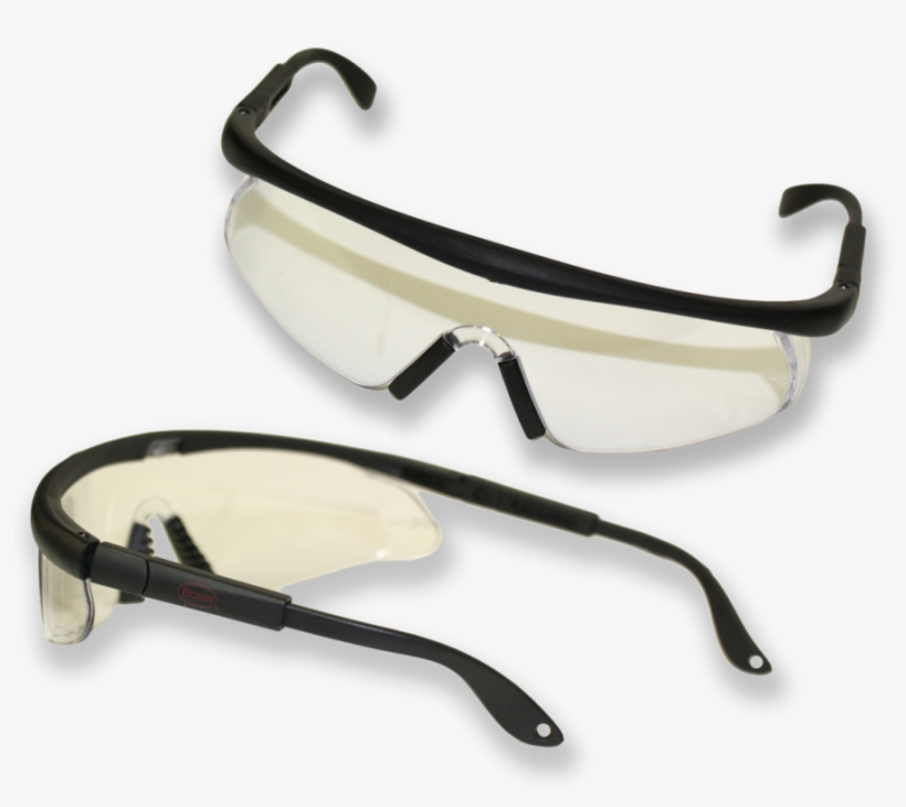 Boss® Side Shields Safety Glasses Clear Lens - Lens, transparent png download