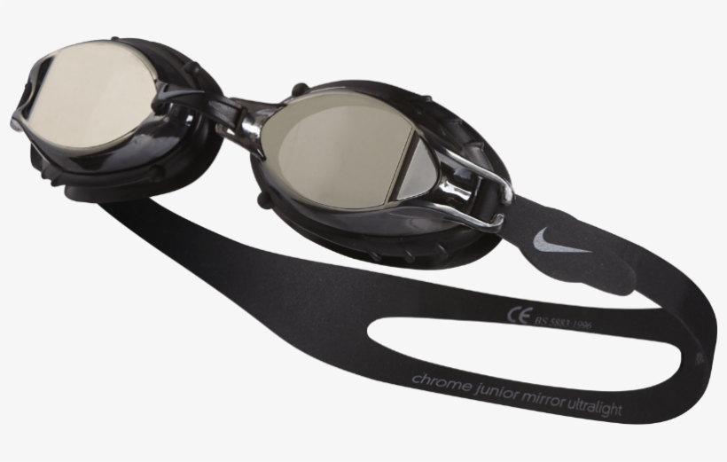 Nike Chrome Mirror Kids' Swim Goggles - Spencer Glacier, transparent png download