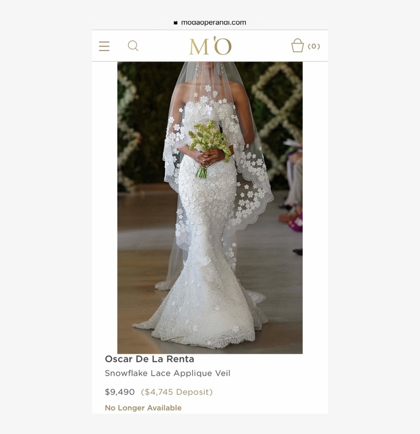 Pin It - Appliques Cathedral Wedding Veil, transparent png download