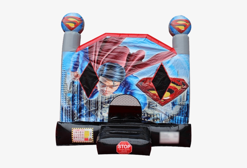 Superman Bouncy Castle - Inflatable Castle, transparent png download