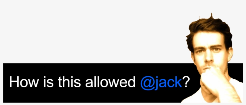 How Is This Allowed Jack2 - Jack Dorsey Twitter, transparent png download