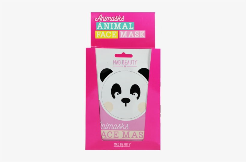 Mad Beauty Animal Face Mask - Animal Sheet Masks - Panda - Panda, transparent png download