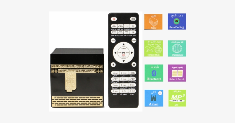 Kaaba Design Bluetooth Holy Quran Speaker, Azan/prayer/nimaz - Alfajr 1115 Kaaba Design Bluetooth Holy Quran/ayat/surah, transparent png download