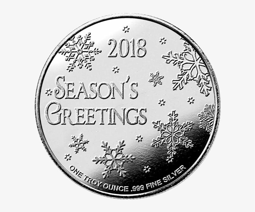 Holiday Rounds - Christmas Silver Bullion, transparent png download