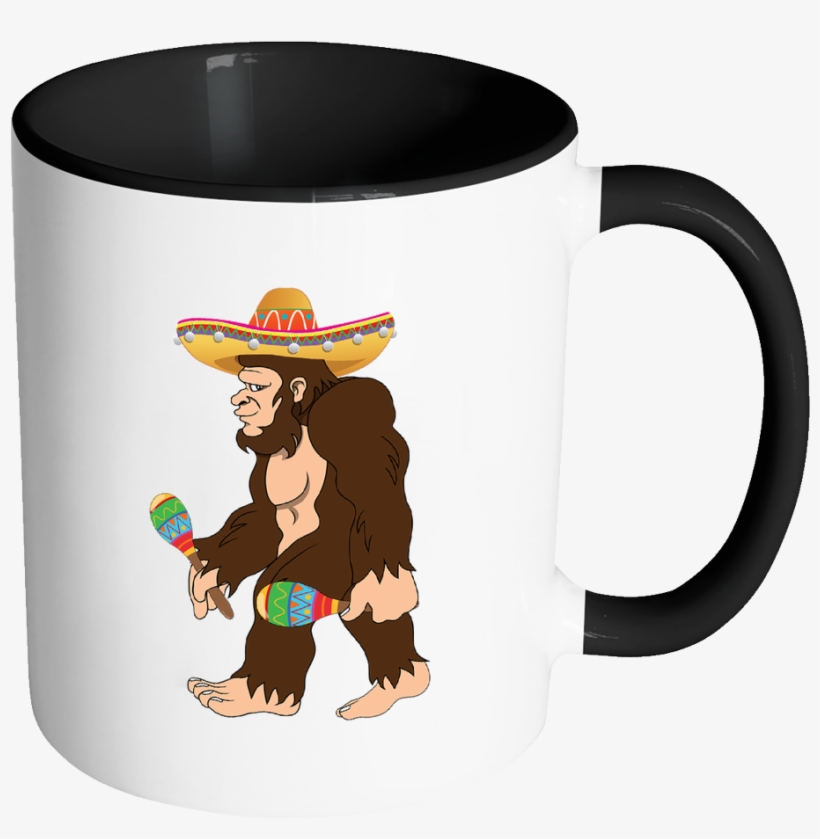 Bigfoot Maracas Sombrero - Birthday Cup For Wife, transparent png download