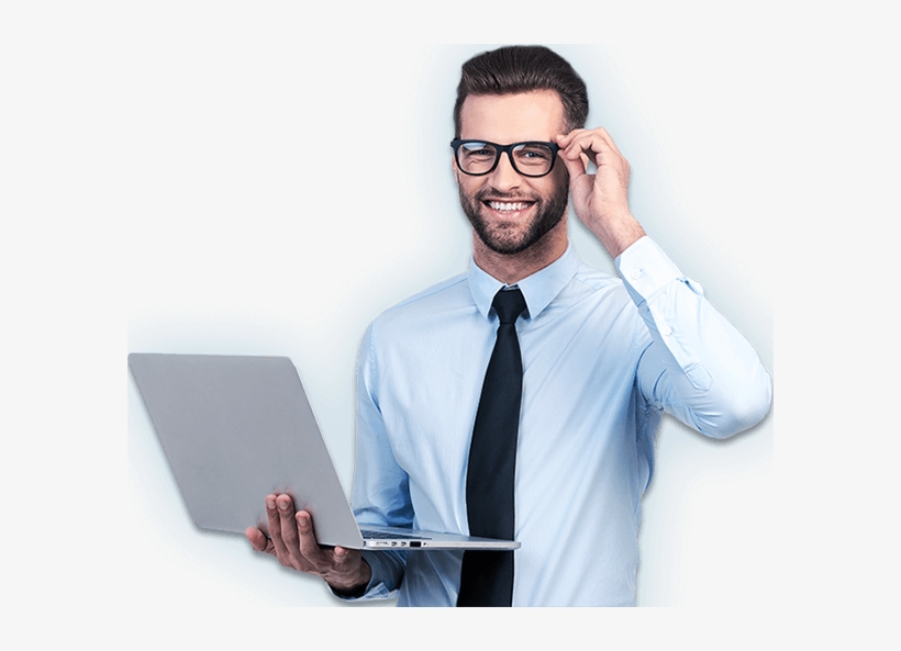 Delivering Transparency To Web Hosting Since - Men With Laptop Png, transparent png download