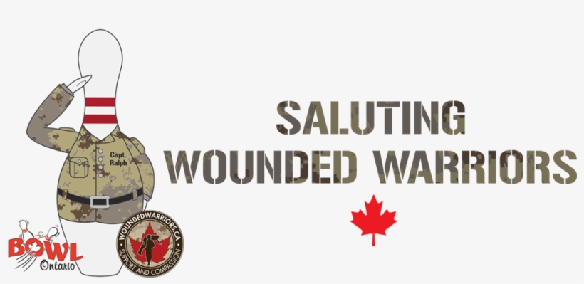 Saluting Wounded Warriors Campaign - Canada Flag, transparent png download