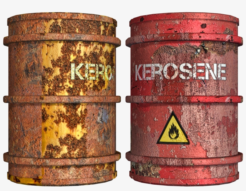 Rusty Oil Drums Png Stock By Jumpfer-stock On Deviantart - Rusty Barrel Png, transparent png download