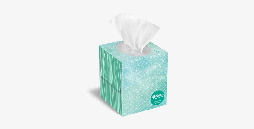 Elegant Picture Of Box Of Kleenex Kleenex Soothing - Kleenex Lotion Aloe & E Facial Tissues, transparent png download