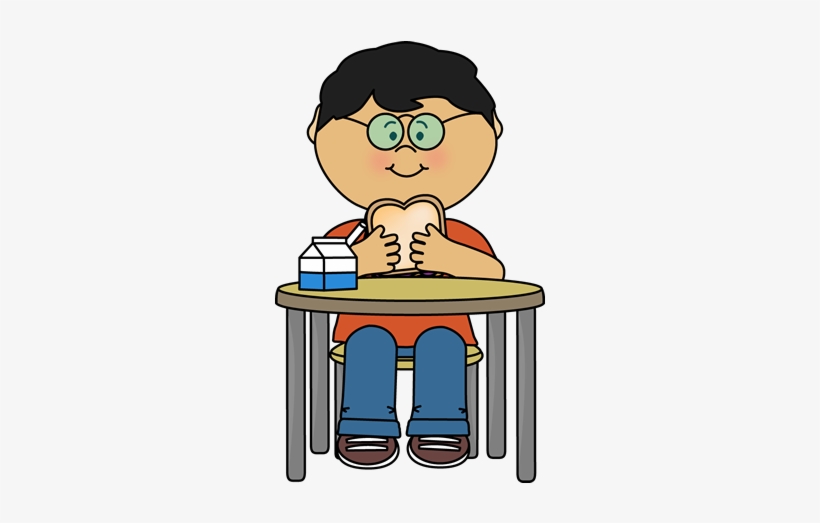 Boy Eating A Sandwich - Boy Eating Clip Art PNG Image | Transparent PNG