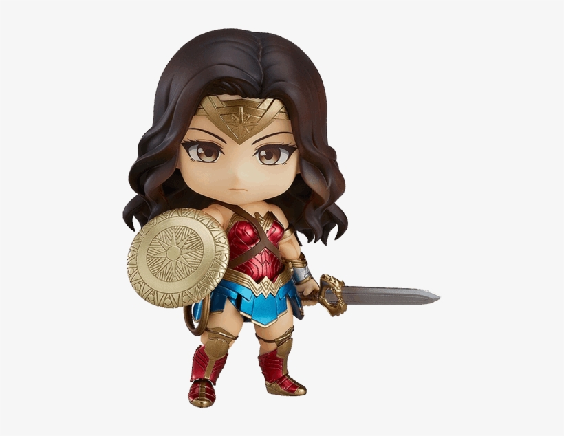 Wonder Woman Hero's Edition Nendoroid Figure - Wonder Woman Nendoroid, transparent png download