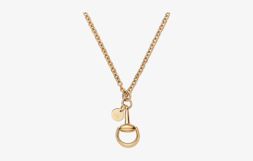 Gucci Horsebit Necklace - Gucci Gucci Horsebit Necklace With Pendant Yellow Gold, transparent png download