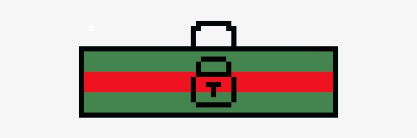 Gucci Fire Box - Pixel Art, transparent png download